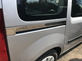 Молдинг зсувних дверей (2 шт, нерж) для Mercedes Citan 2013-2021 рр