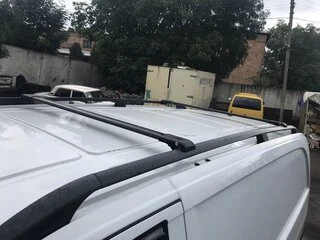 Перемички на рейлінги під ключ (2 шт) Сірий для Mercedes Vito / V-class W447 2014- рр