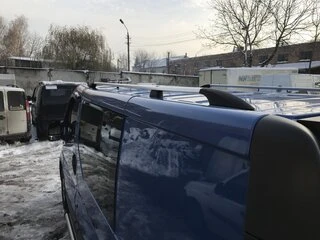 Рейлінги Хром Коротка база, Метал. ніжка для Nissan Primastar 2002-2014 рр