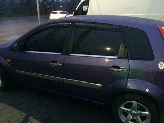 Накладки на ручки (4 шт., нерж.) Carmos - Турецька сталь для Ford Fiesta 2002-2008 рр