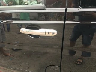 Накладки на ручки (нерж) 4 шт, Carmos - Турецька сталь для Mercedes Viano 2004-2014 рр