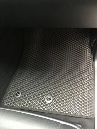 Поліуретанові килимки (2012-2021, EVA, чорні) для Lexus LX570/450d