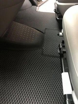 Килимки EVA (чорні, передні, для 1-20251) для Volkswagen T5 2010-2015 рр