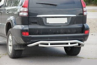 Задній захист AK008-1 для Toyota Land Cruiser Prado 120