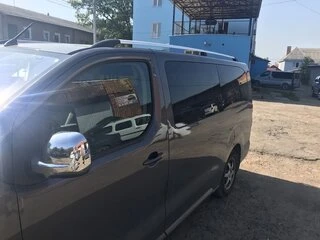 Рейлінги Хром Довга база, пластикова ніжка для Peugeot Expert 2017- рр