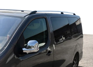 Рейлінги Хром Довга база, металева ніжка для Opel Vivaro 2019- рр