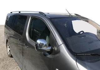 Рейлінги Хром Довга база, пластикова ніжка для Toyota Proace