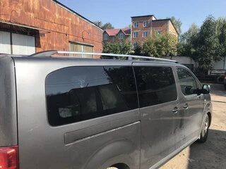 Рейлінги Хром Довга база, металева ніжка для Citroen SpaceTourer