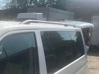 Рейлінги Чорні Довга база, Металеві ніжки для Volkswagen T6