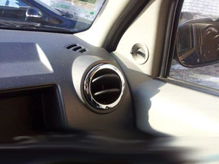 Обведення обдувов салону (4 шт., нерж) для Dacia Duster 2008-2018 рр