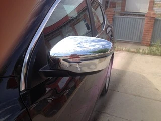 Накладки на дзеркала Хром (2 шт, пласт.) для Nissan Qashqai 2014-2021 рр