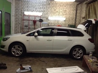 Повна окантовка стекол (Sport Tourer, 12 шт, нерж) для Opel Astra J 2009-2015 рр