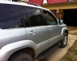 Зовнішня окантовка вікон (6 шт, нерж) OmsaLine - Італійська нержавійка для Toyota Land Cruiser Prado 120