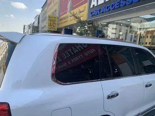 Сірі рейлінги 2008-2015рр. (Lexus-дизайн 2018, 2 шт) для Toyota Land Cruiser 200