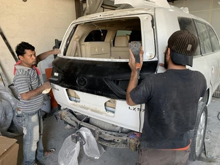 Комплект рестайлінгу з моделі 2008-2016 на TRD Sport () для Lexus LX570/450d