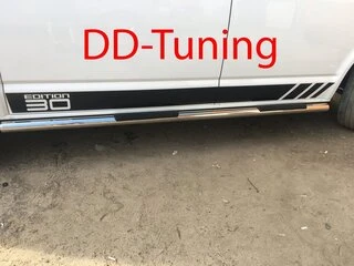 Бічні труби (2 шт., нерж) 70мм, Довга база для Volkswagen T6