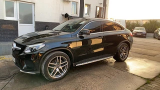 Бокові пороги (OEM) для Mercedes GLE coupe C292 2015-2019 рр