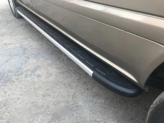 Бокові пороги Duru (2 шт., Алюміній) Коротка/Середня бази для Mercedes Viano 2004-2014 рр