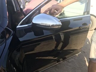 Накладки на дзеркала EU (2 шт., нерж) Carmos - турецька сталь для Volkswagen Passat B8 2015-2023 рр