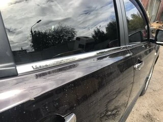 Зовнішня окантовка стекол (4 шт, нерж) 2-2025 довга база, OmsaLine - Італійська нержавійка для Nissan Qashqai 2007-2010 рр