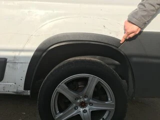 Накладки на арки (4 шт, чорні) металеві для Fiat Ducato 2006-2025 рр