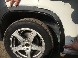 Накладки на арки (4 шт, чорні) металеві для Fiat Ducato 2006-2025 рр