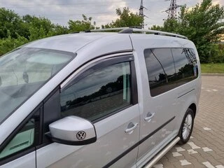 Вітровики з хромом (2 шт, Niken) для Volkswagen Caddy 2004-2010 рр