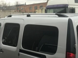 Рейлінги хром Стандартна база, Чавунні ніжки для Renault Kangoo 2008-2020 рр