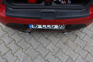 Накладка на задній бампер EuroCap (ABS) для Renault Clio IV 2012-2019 рр