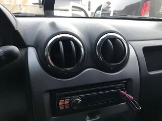 Обведення обдувов салону (4 шт., нерж) для Dacia Duster 2008-2018 рр