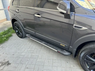 Бокові пороги RedLine V1 (2 шт., Алюміній) 2006-2015 для Chevrolet Captiva рр