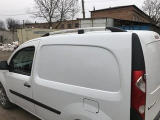 Рейлінги хром Стандартна база, Чавунні ніжки для Renault Kangoo 2008-2020 рр