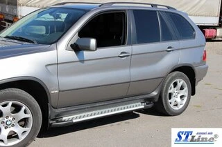 Бічні труби Special (2 шт., нерж) для BMW X5 E-53 1999-2006 рр