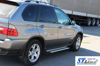 Бічні труби Special (2 шт., нерж) для BMW X5 E-53 1999-2006 рр
