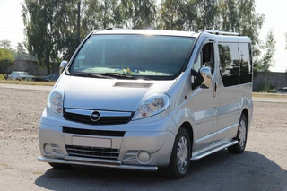 Передній захист ST014 (нерж.) для Opel Vivaro 2001-2015 рр