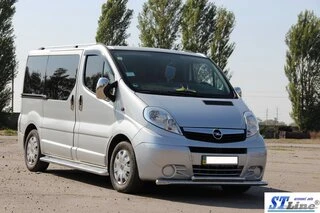 Передній захист ST014 (нерж.) для Opel Vivaro 2001-2015 рр