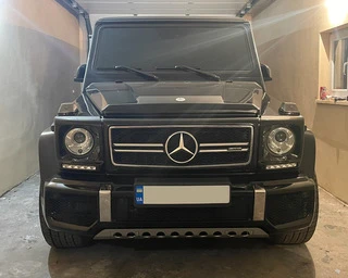 Захист переднього бампера (нержавійка) для Mercedes G сlass W463 1990-2018рр