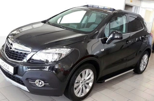 Бокові пороги Maya V1 (2 шт., алюміній) для Opel Mokka 2012-2021 рр