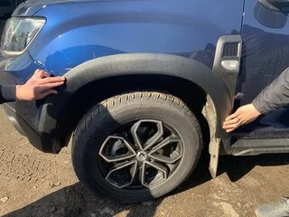 Розширювачі арок широкі (8 шт, ABS) EuroCap - Туреччина для Dacia Duster 2018-2024 рр