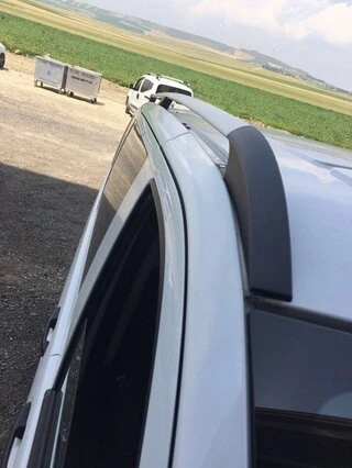 Рейлінги хром Elite (пласт. ніжки) Коротка база (SHORT) для Mercedes Vito W639 2004-2014 рр