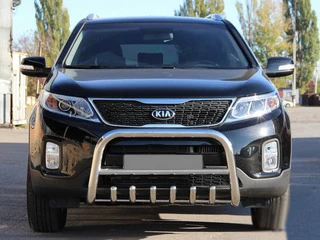 Кенгурятник WT021 (нерж.) для Kia Sorento II XM 2009-2014 рр
