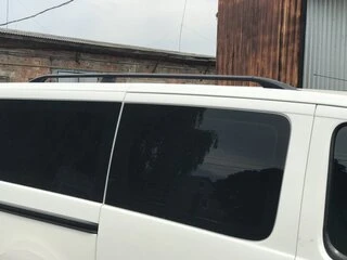 Рейлінги, Чорний колір Коротка база, Металеві ніжки для Fiat Scudo 2007-2015 рр