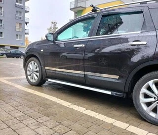 Молдинг дверний Carmos (4 шт, нерж.) Carmos, -20252 (довгий) для Nissan Qashqai 2010-2014рр