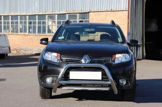 Передня дуга WT006 (нерж.) для Dacia Sandero 2013-2020 рр