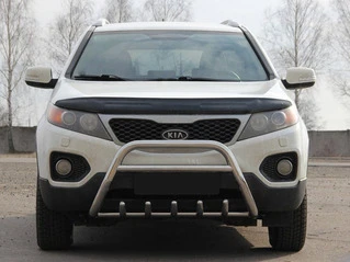 Кенгурятник WT003 (нерж.) для Kia Sorento II XM 2009-2014 рр