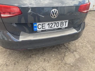 Накладка на задній бампер OmsaLine (нерж) SW (універсал) для Volkswagen Passat B8 2015-2023 рр