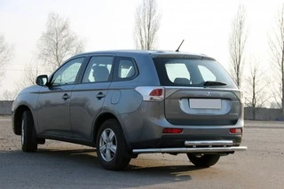 Задня дуга AK004 (нерж) для Mitsubishi Outlander 2012-2021 рр