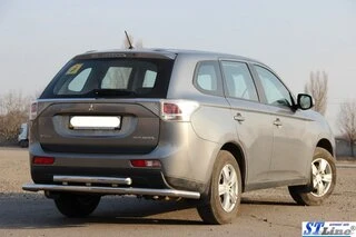 Задня дуга AK004 (нерж) для Mitsubishi Outlander 2012-2021 рр