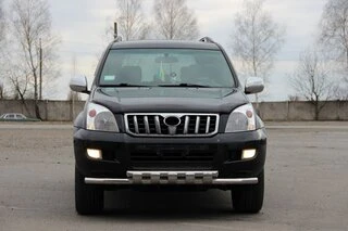 Передня дуга ST015 (нерж.) для Toyota Land Cruiser Prado 120