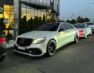 Рестайлінг передні фари з блоками (OEM) для Mercedes S-сlass W222